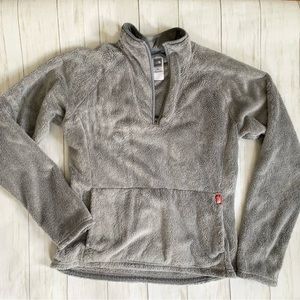 The North Face 1/2 Zip Gray Fleece Pullover